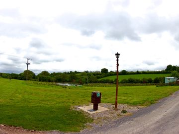 View to the lake on site