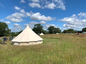 Bell tent exterior