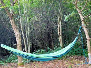 Hang your hammock, pitch your tent or build your bivvy