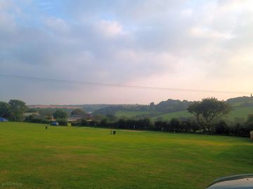 View from our pitch