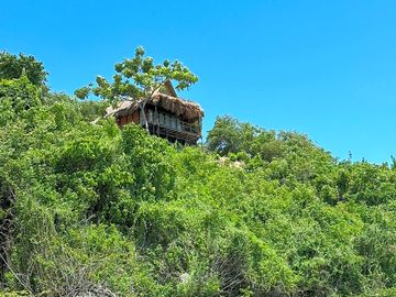 Lodge with sea views