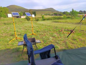 Mountain views from the camping site