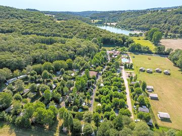 Aerial view of the site
