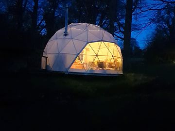 Dome at night