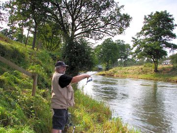 On-site fishing