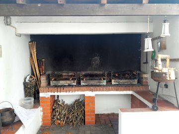 Outdoor cooking area