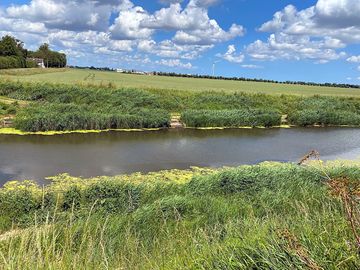 South holland drain, within walking distance of the campsite, with fishing spots