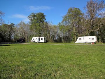 Packing up in the sunshine