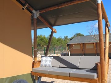 Outdoor seating area