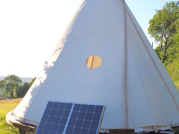 Solar power for the tipi