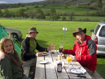 Supper time on site