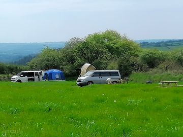 Three well-sized campervan pitches