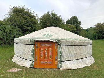 Outside of yurt