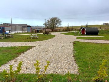 Paths around the site