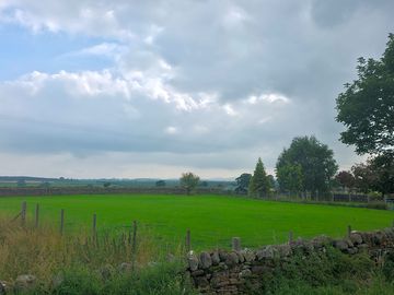View across croft house camping