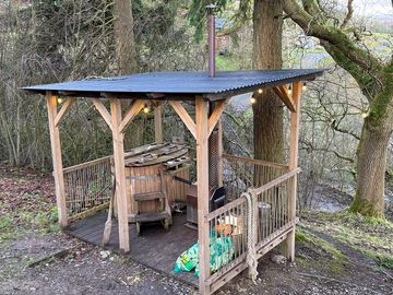 Copse camp hot tub