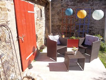 Private patio