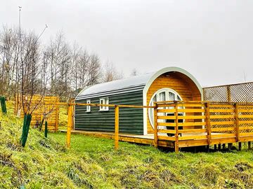Each pod has private decking