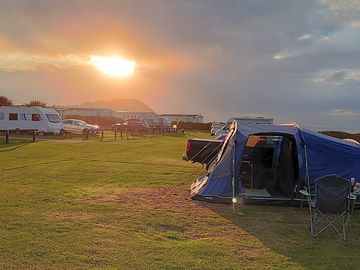 Church Field at sunset