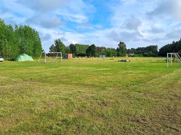Football field on site