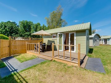 Outdoor deck area