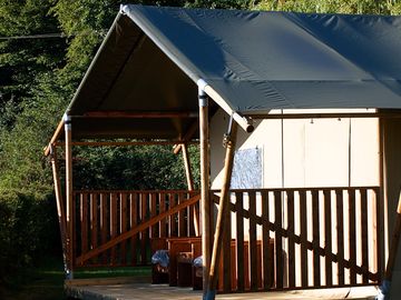 Exterior of the tent