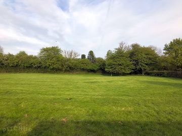 Newly mowed pitches