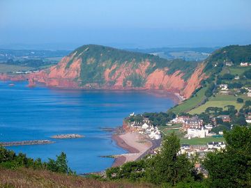 Aerial view of sidmouth