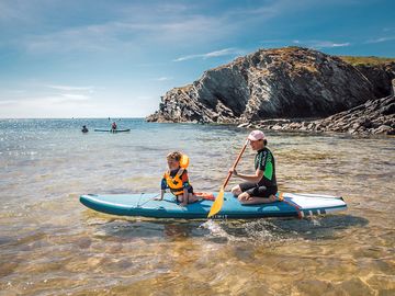 Learn to paddle board at aberporth