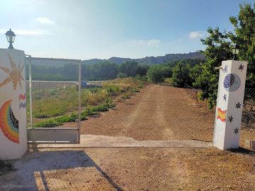 Entrance to the site