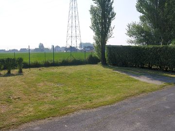 Spacious pitches with plenty of space for your equipment