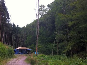 Some pitches are very secluded
