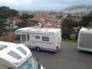 View from the pitches
