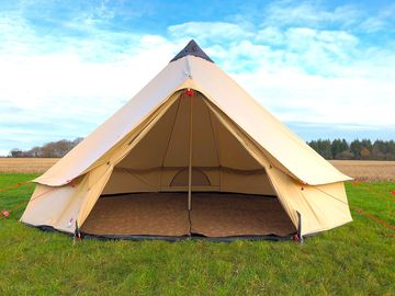 Bell tent exterior