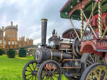 Belvoir Castle and engines