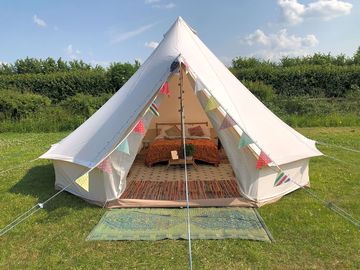 Bell tent at Spring Hill Farm