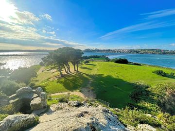 View over the coastline