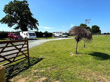 Fully serviced hardstanding pitches