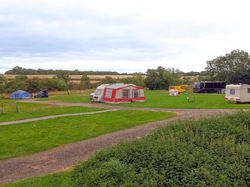 View across the site