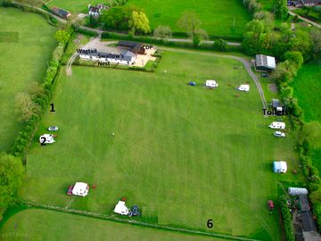 Aerial view of the site