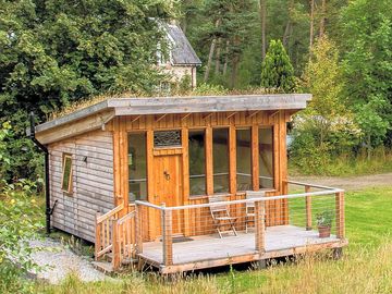 Hut made from local woods
