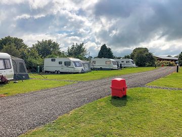 Hardstanding and grass pitches