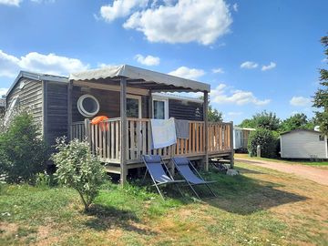 Exterior with shaded decking