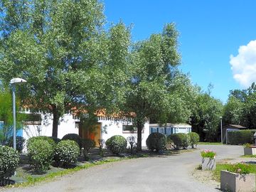 The walkways around the site