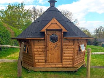 Quirky wooden cabin