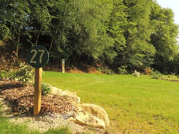 Well-marked pitches