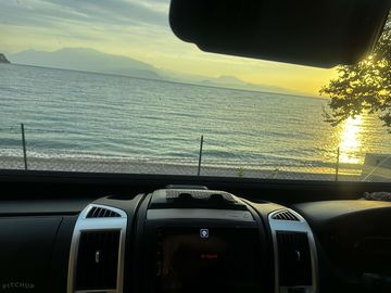 View from our motor home pitch