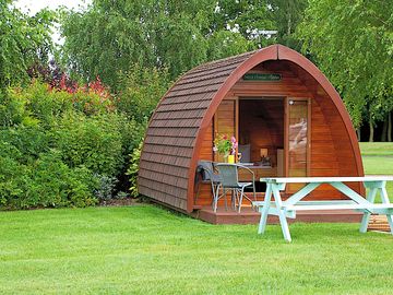 Camping pod exterior