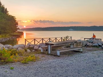 Sunset down by the lake