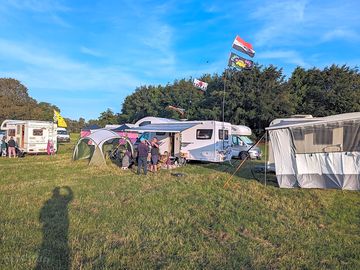 Camp with new friends or old